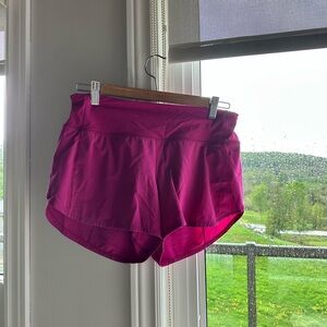 Lululemon Athletica Pink Athletic Shorts Lightweight Moisture-Wicking